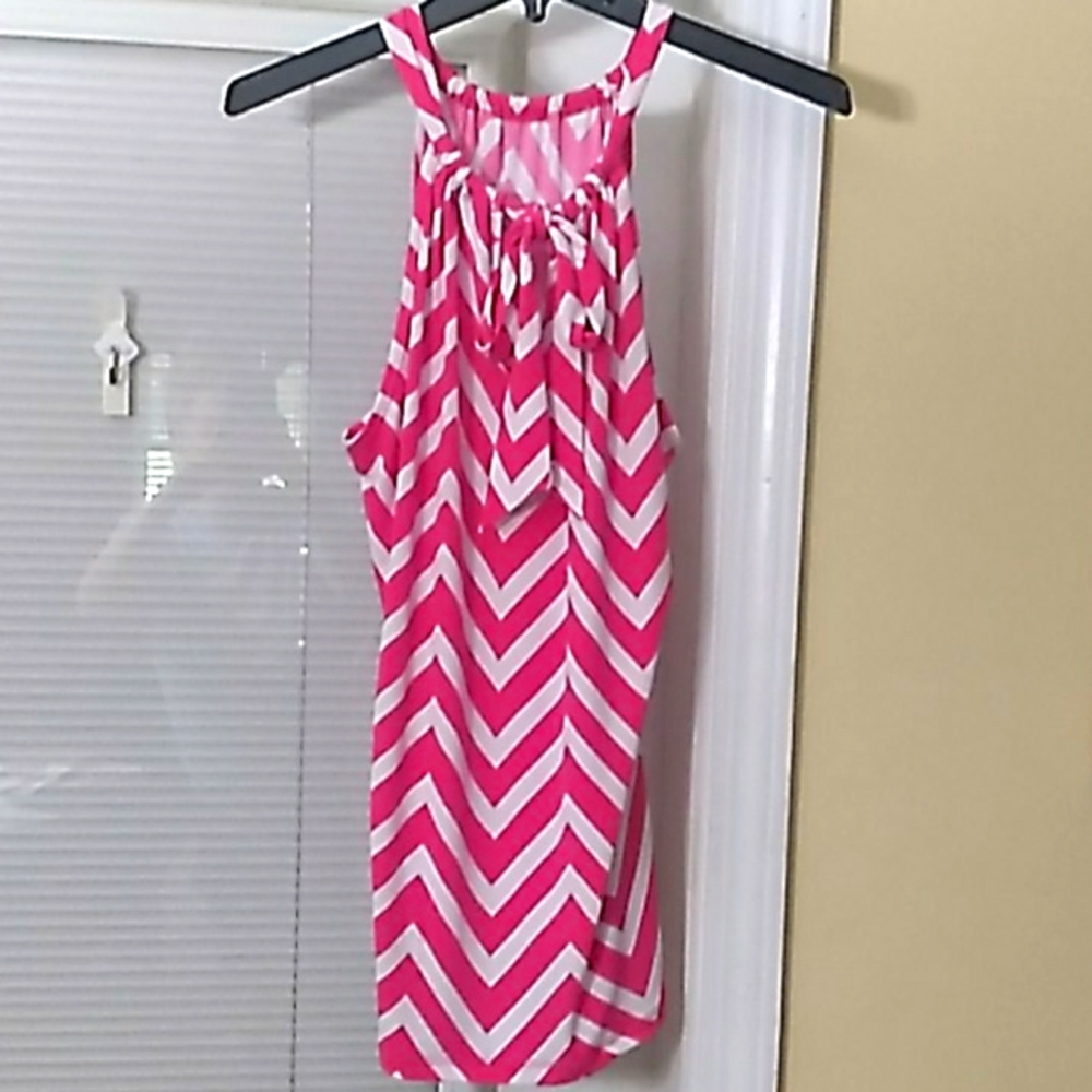 Cynthia Rowley small pink and white